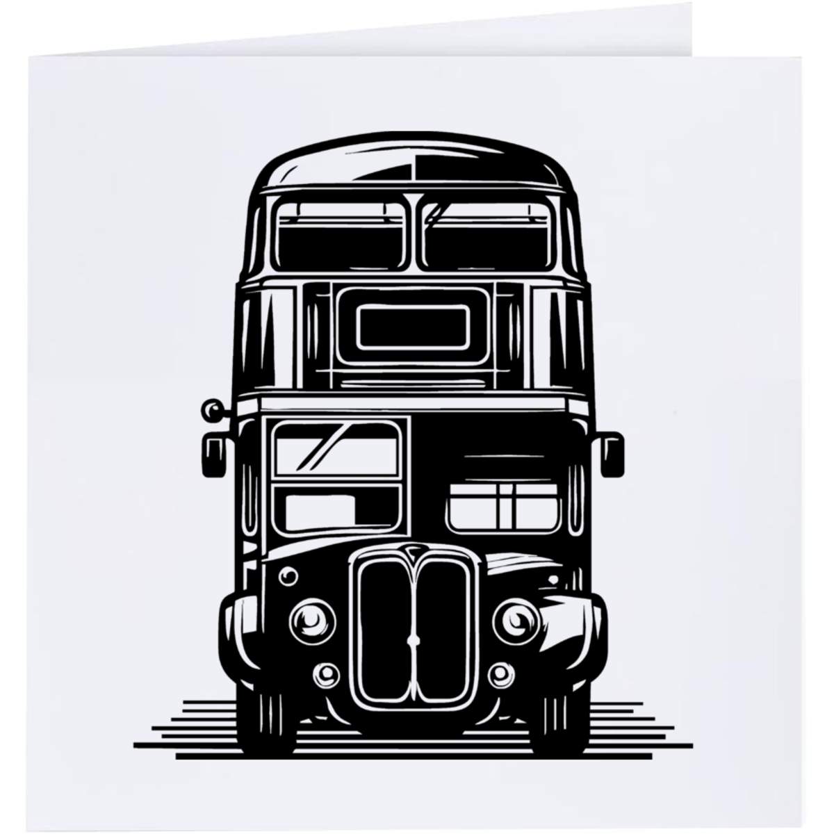 'Double Decker Bus' Greeting Cards (GC049902)