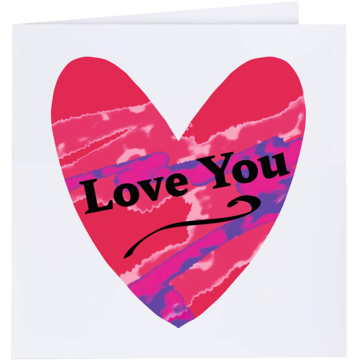 'Love You' Blank Greeting Card (GC00072197)