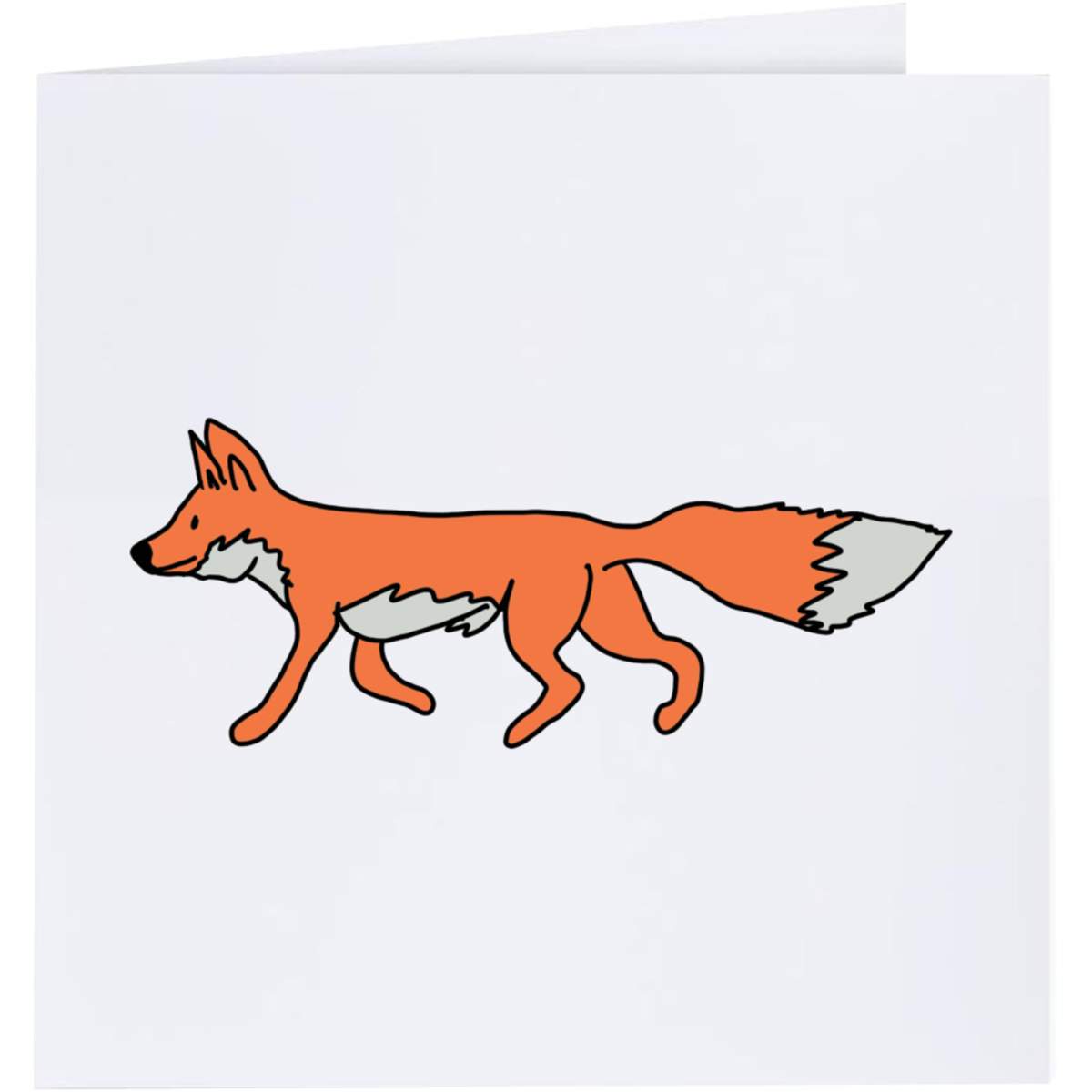 'Fox' Blank Greeting Card (GC00073939)