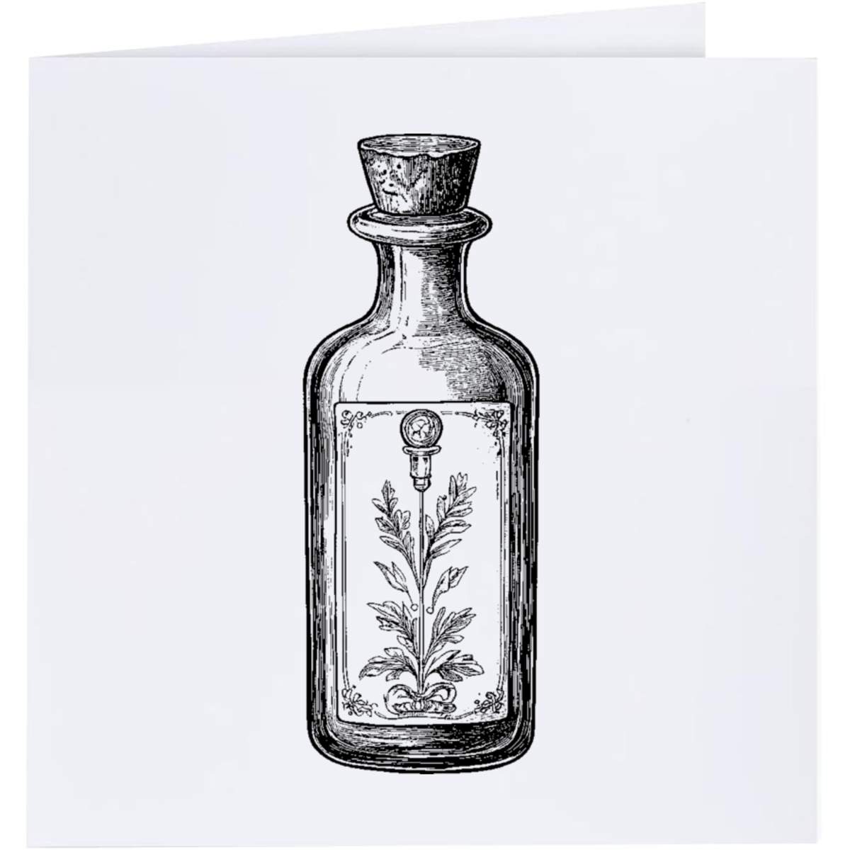 'Antique Bottle' Greeting Cards (GC052899)