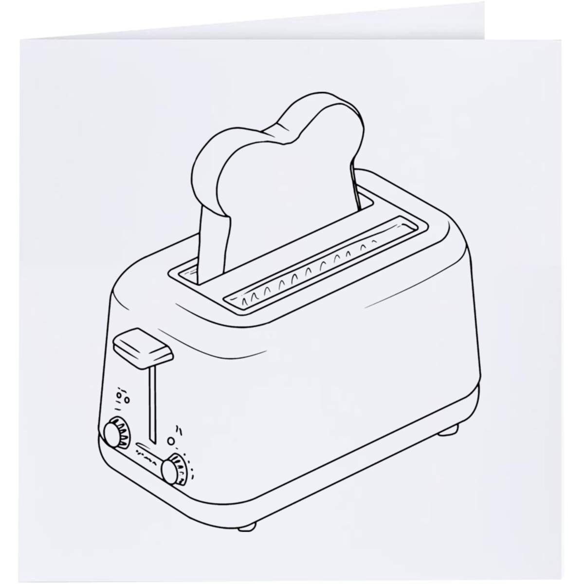 'Toaster with Toast' Greeting Cards (GC053657)