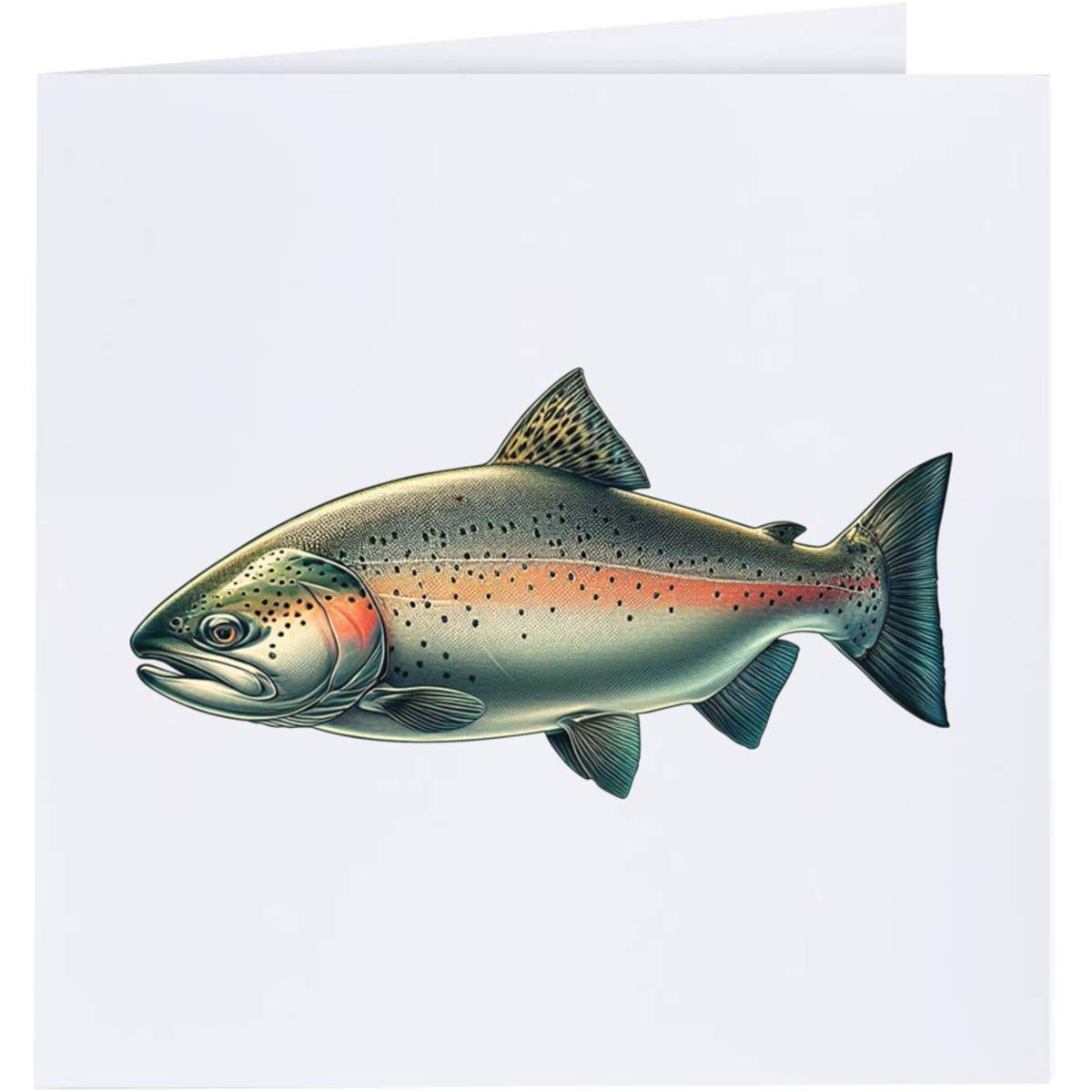 'Wild Salmon Fish' Greeting Cards (GC057386)