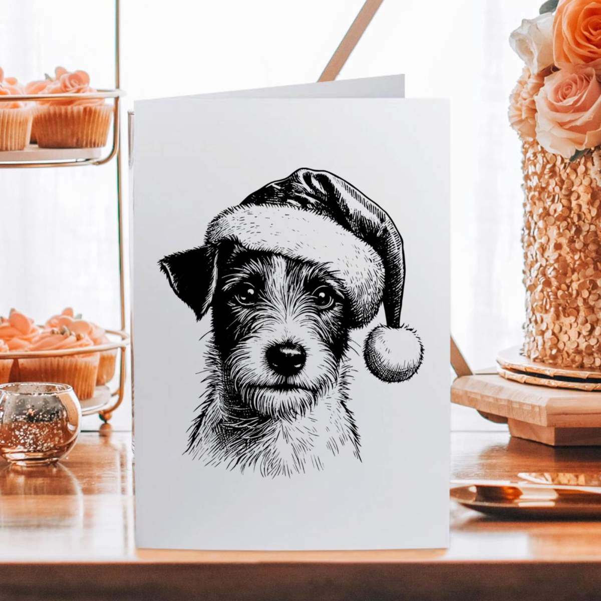 Jack Russell / Parsons Terrier Greeting Card From The Dog / Blank Inside / For Groomers, Vets And Breed Lovers