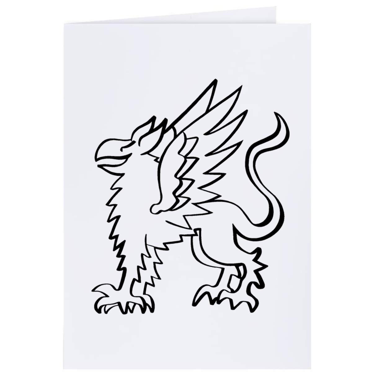4 x 'Griffin' Gift Tags / Labels (GI00025480)