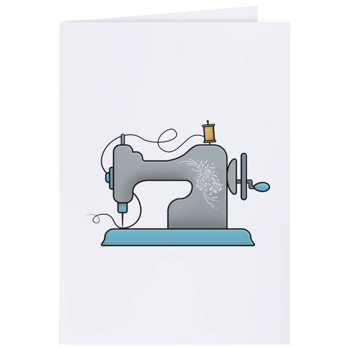 4 x 'Sewing Machine' Gift Tags / Labels (GI00027309)