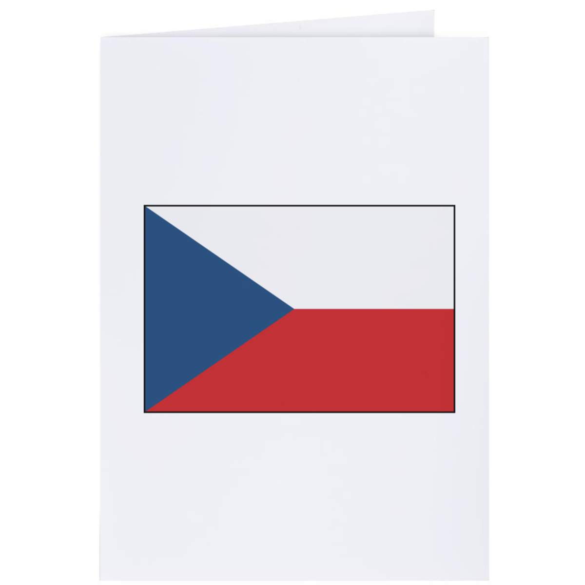 4 x 'Czech Republic Flag' Gift Tags / Labels (GI00027344)