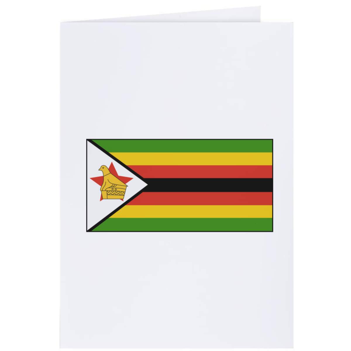 4 x 'Zimbabwe Flag' Gift Tags / Labels (GI00027363)