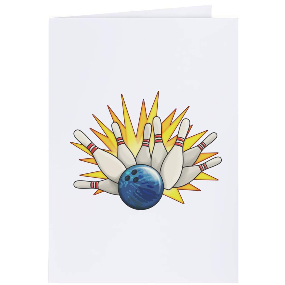 4 x 'Bowling' Gift Tags / Labels (GI00027424)