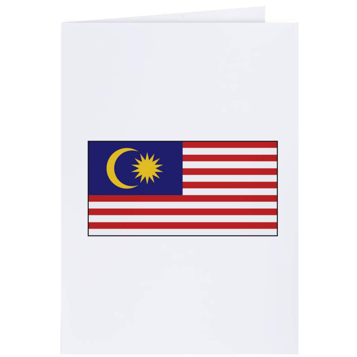4 x 'Malaysia Flag' Gift Tags / Labels (GI00027470)