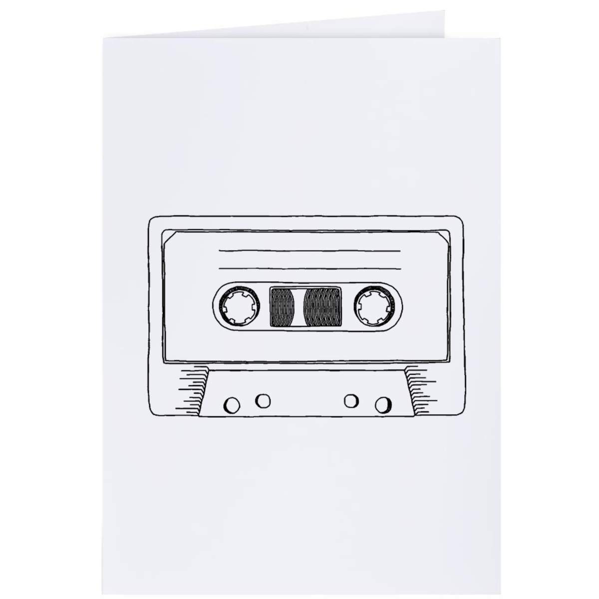 4 x 'Cassette Tape' Gift Tags / Labels (GI00030226)