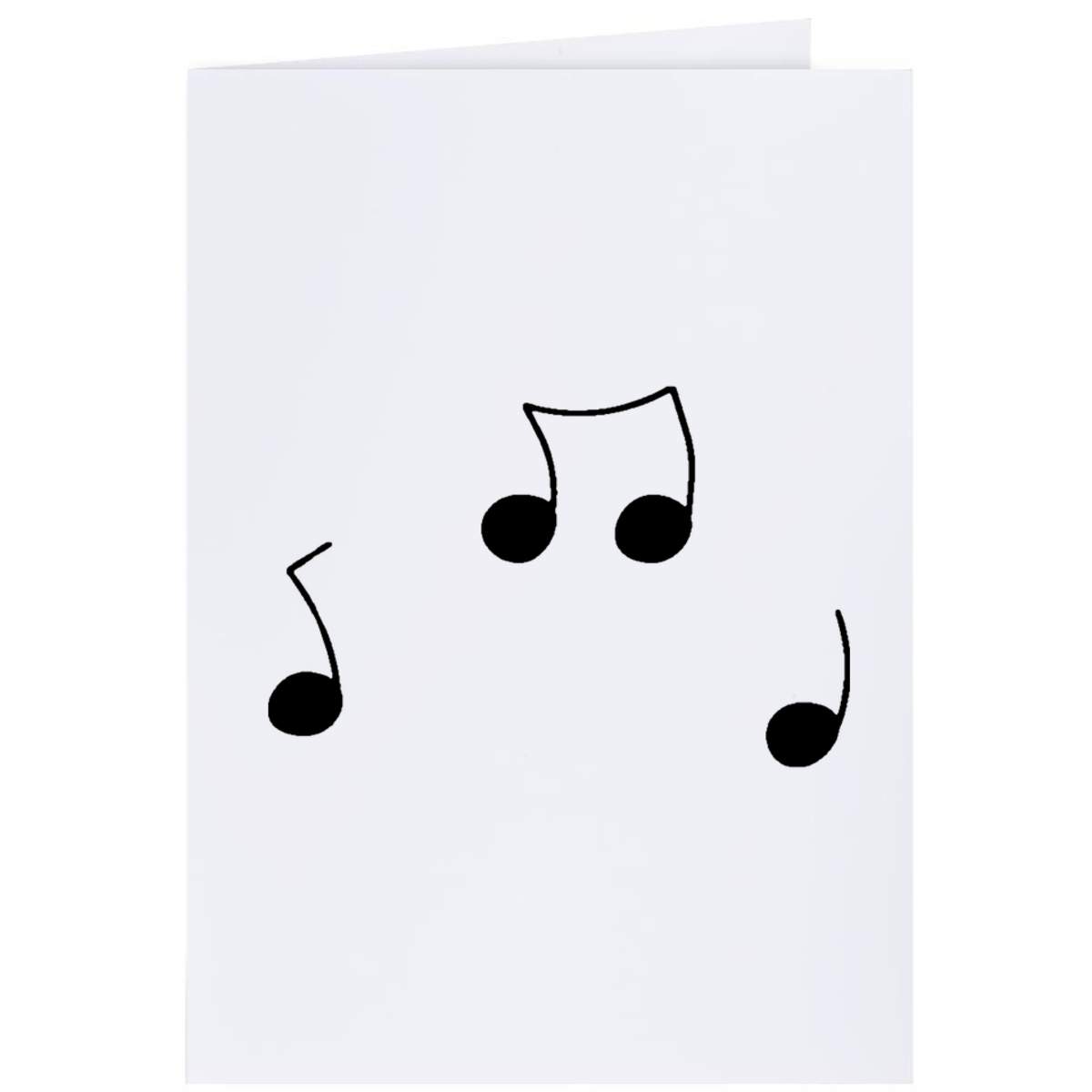4 x 'Musical Notes' Gift Tags / Labels (GI00032029)