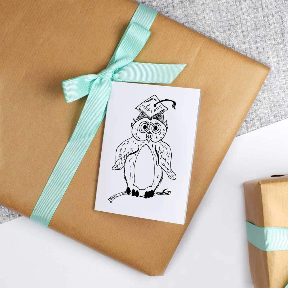 'Graduation Owl' Gift Wrap / Wrapping Paper / Gift Tags (GI017646) - Picture 14 of 16