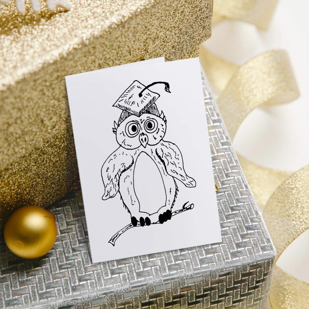 'Graduation Owl' Gift Wrap / Wrapping Paper / Gift Tags (GI017646) - Picture 15 of 16