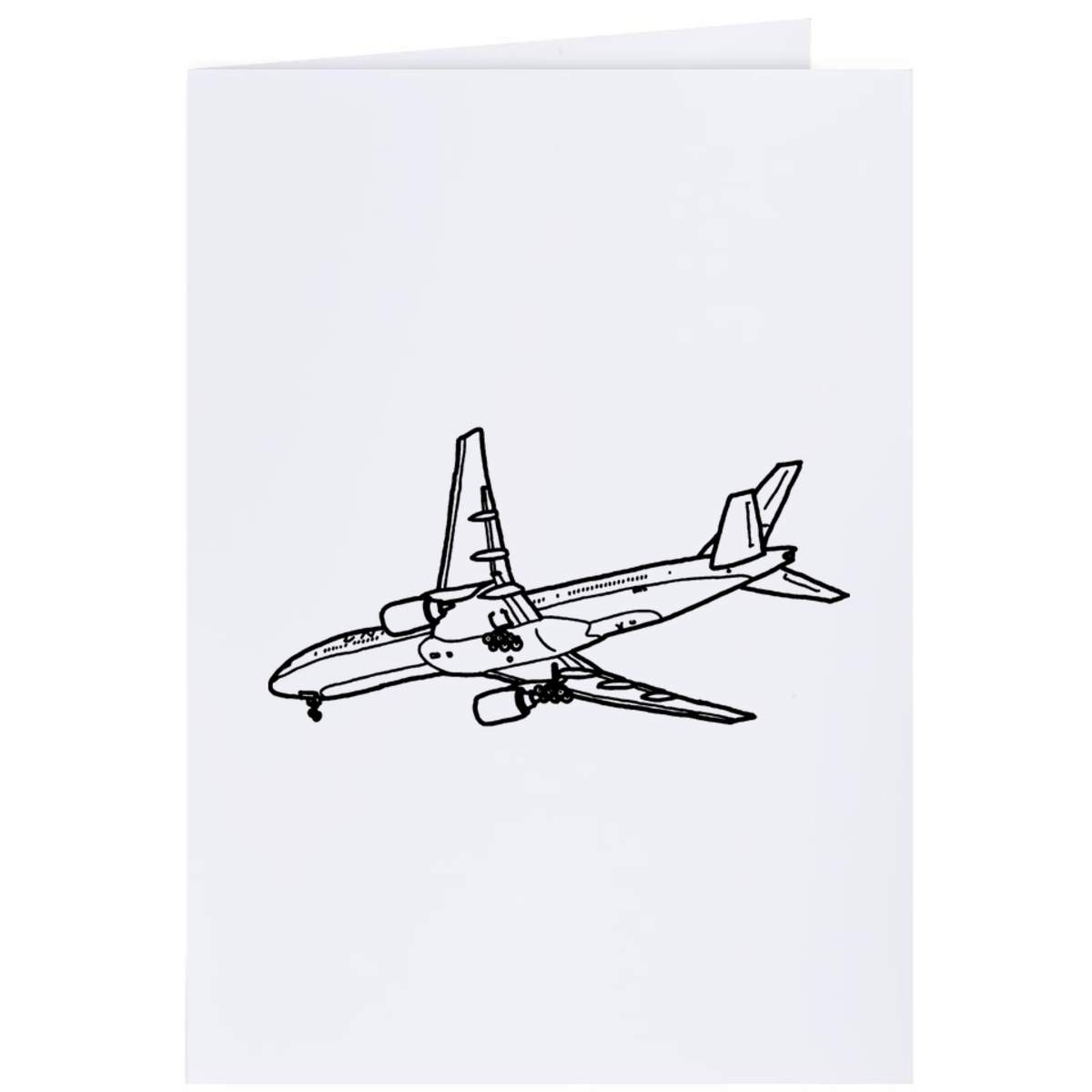 4 x 'Commercial Aircraft' Gift Tags / Labels - Present Labels for Birthdays, Christmas, Weddings and Parties (GI00034794)