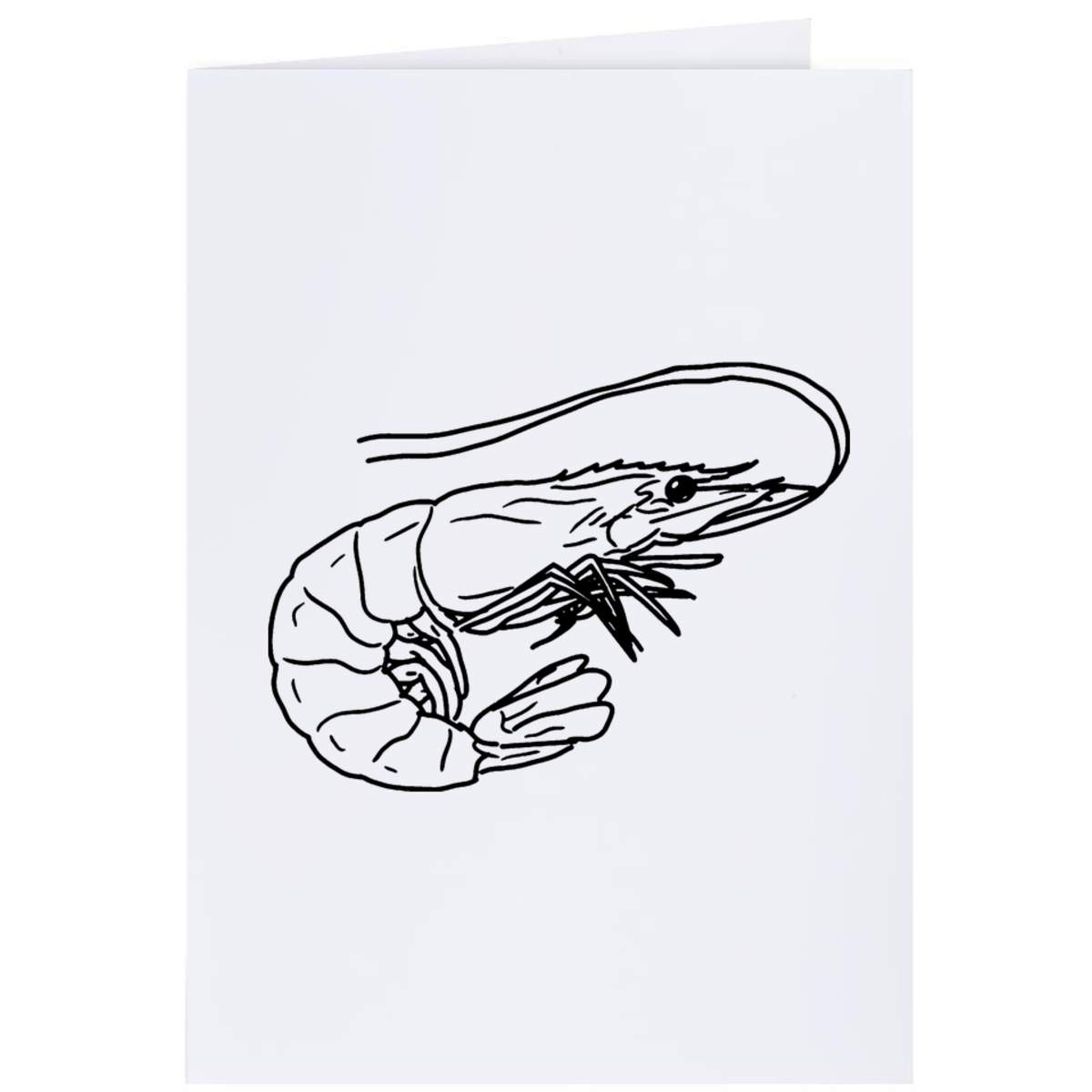 4 x 'Shrimp' Gift Tags / Labels (GI00034881)