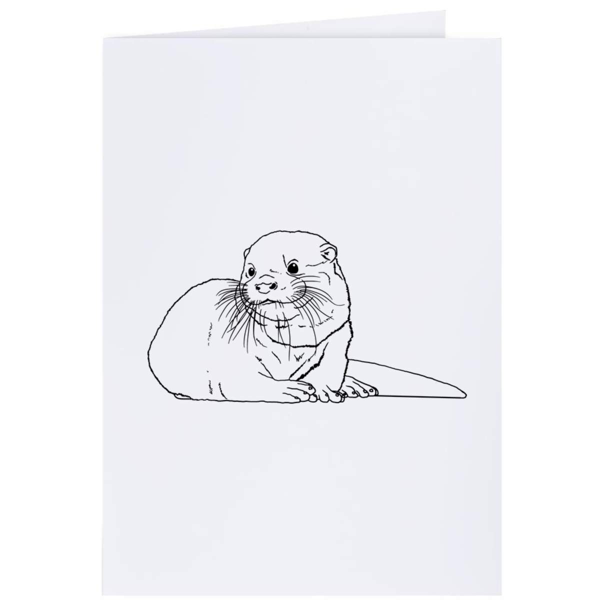 4 x 'Cute Otter' Gift Tags / Labels (GI00035034)