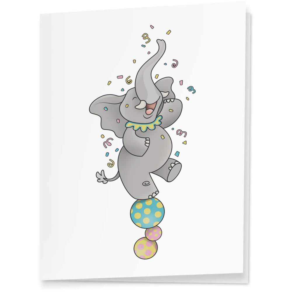 'Circus Elephants' Gift Box / Wrap Paper / Gift Pendant (GI029363)