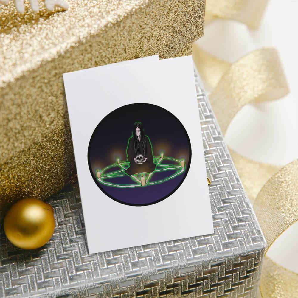 Emballage cadeau / papier demballage / étiquettes liquidation cadeaux « Dark Ritual Witch » (GI030568)