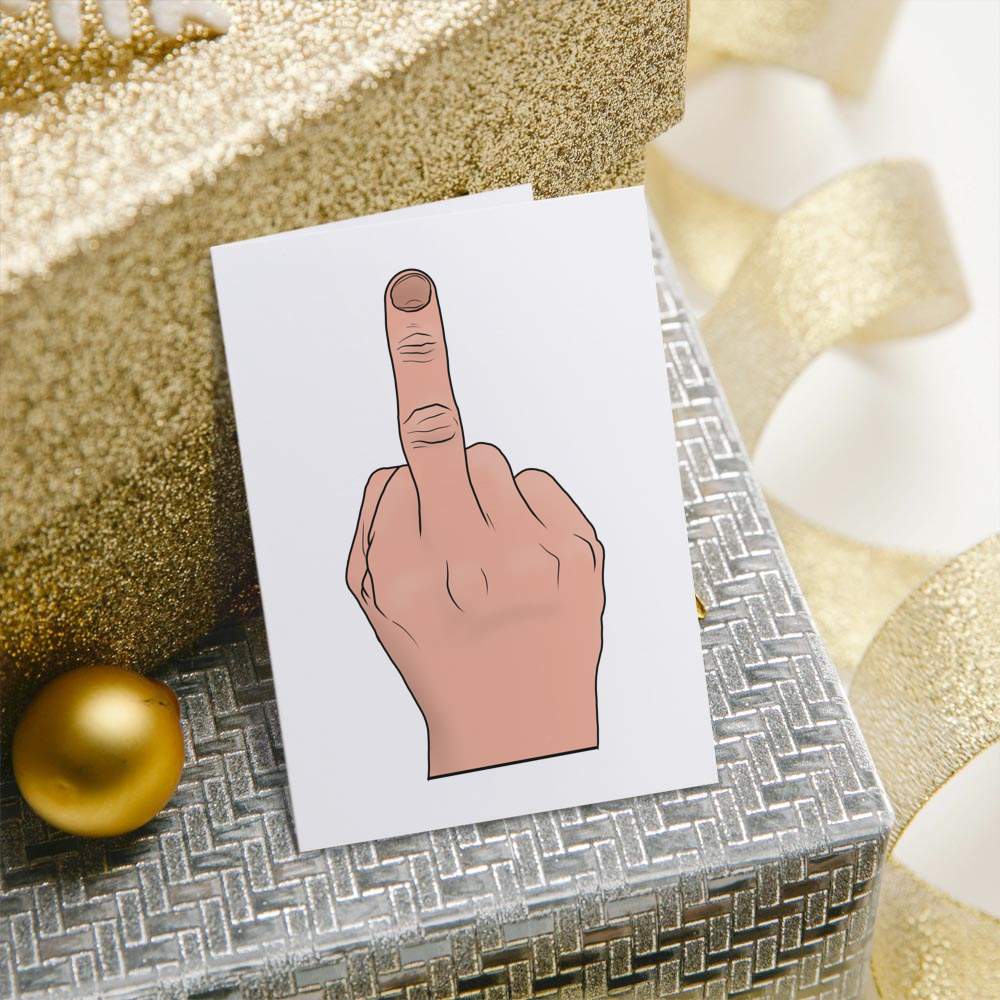 'Swearing Middle Finger' Gift Wrap / Wrapping Paper / Gift Tags (GI035457) - Picture 15 of 16