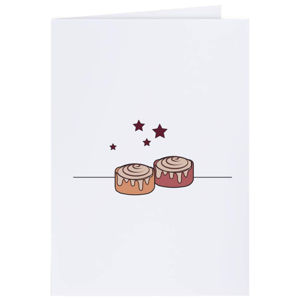 4 x 'Cinnamon Rolls' Gift Tags / Labels (GI00067095)