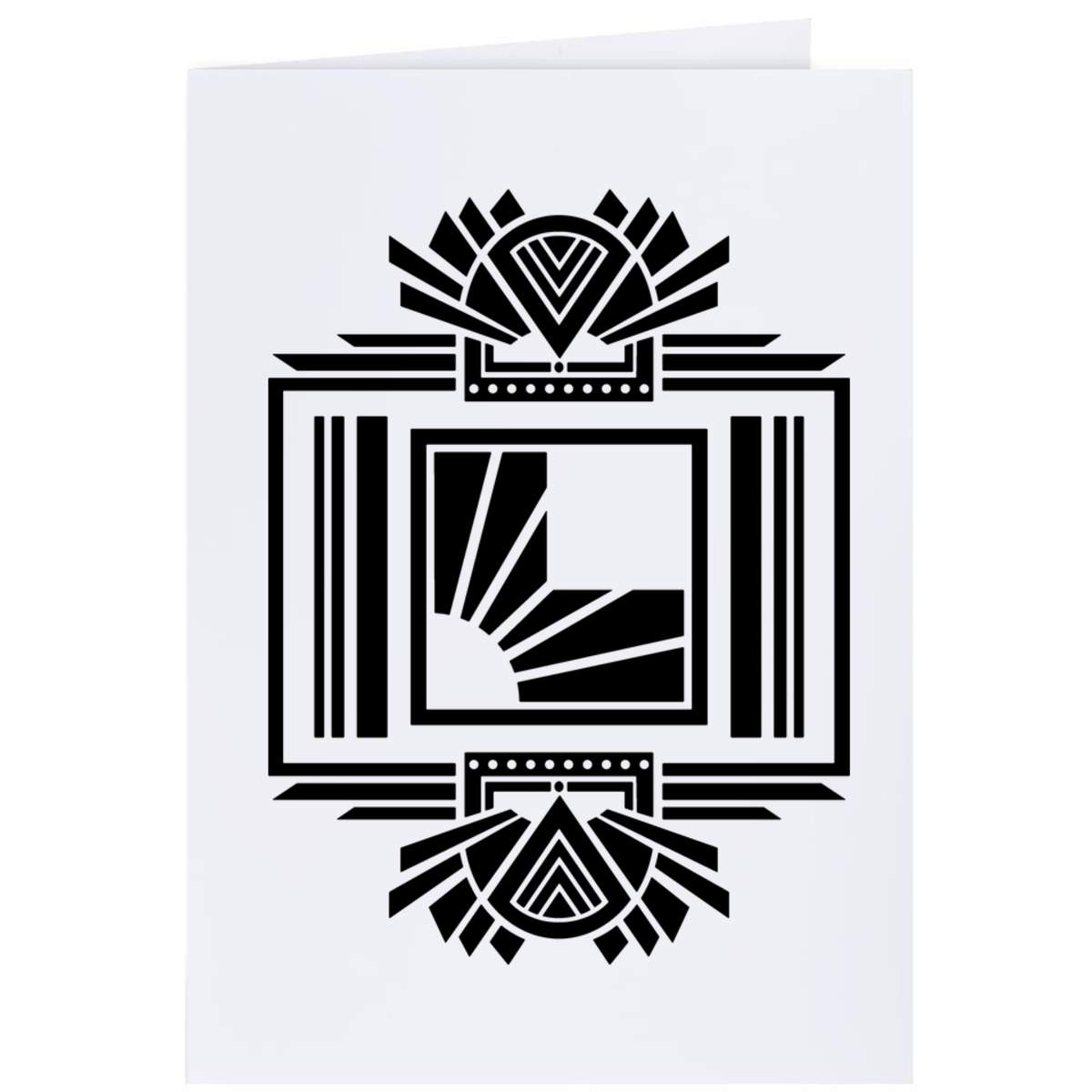 4 x 'Art Deco Shapes' Gift Tags / Labels (GI00068214)