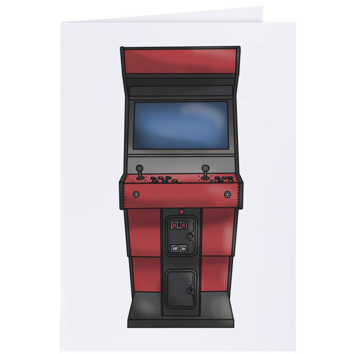 4 x 'Retro Arcade Game' Gift Tags / Labels (GI00068358)