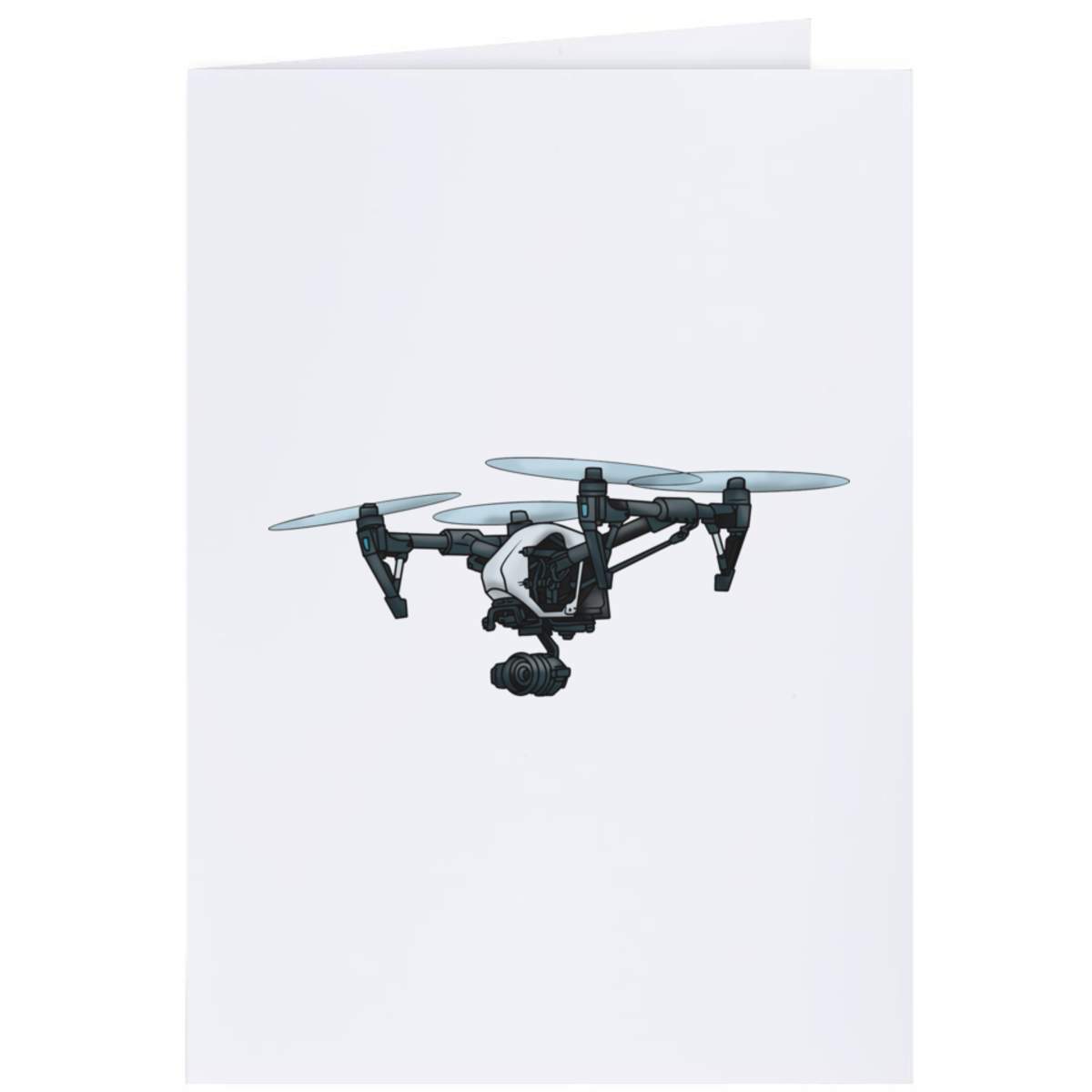 4 x 'Camera Drone' Gift Tags / Labels (GI00071067)