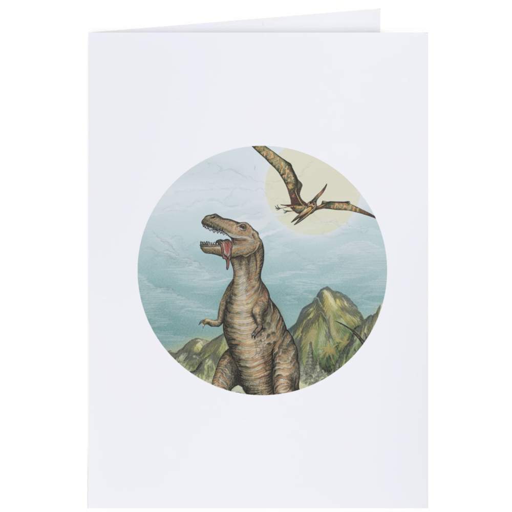 'Dinosaur Landscape' Gift Wrap / Wrapping Paper / Gift Tags (GI041559) - Picture 13 of 16