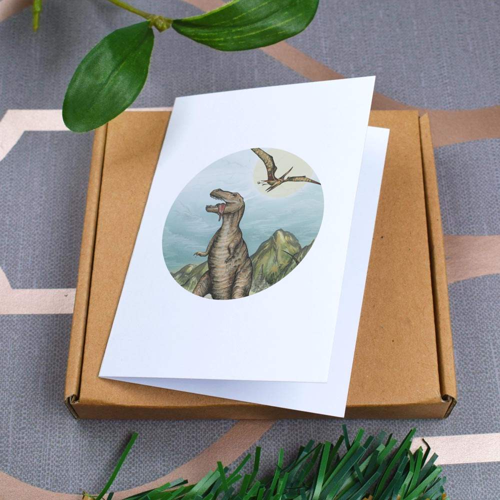 'Dinosaur Landscape' Gift Wrap / Wrapping Paper / Gift Tags (GI041559) - Picture 16 of 16