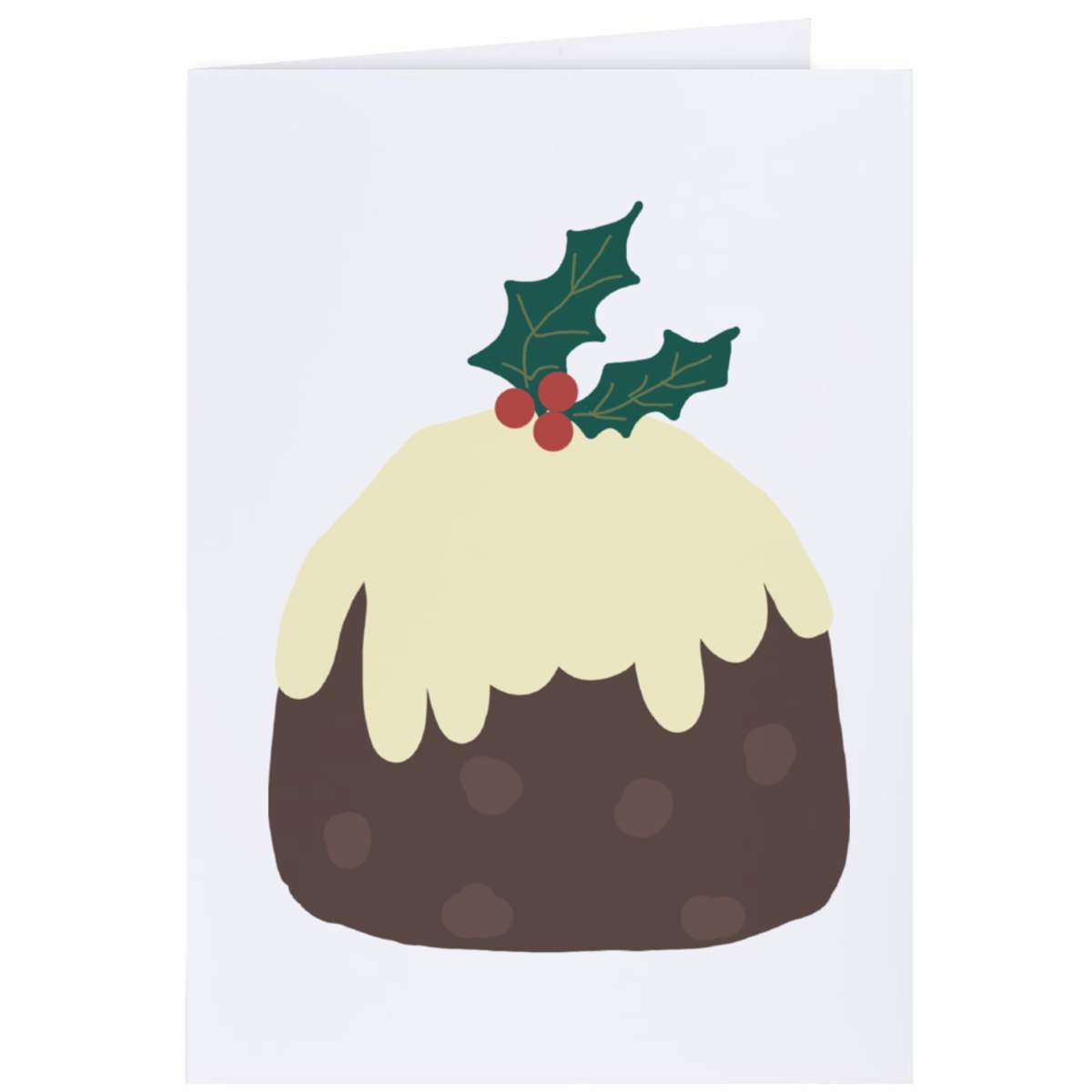 4 x 'Christmas pudding' Gift Tags / Labels (GI00081120)