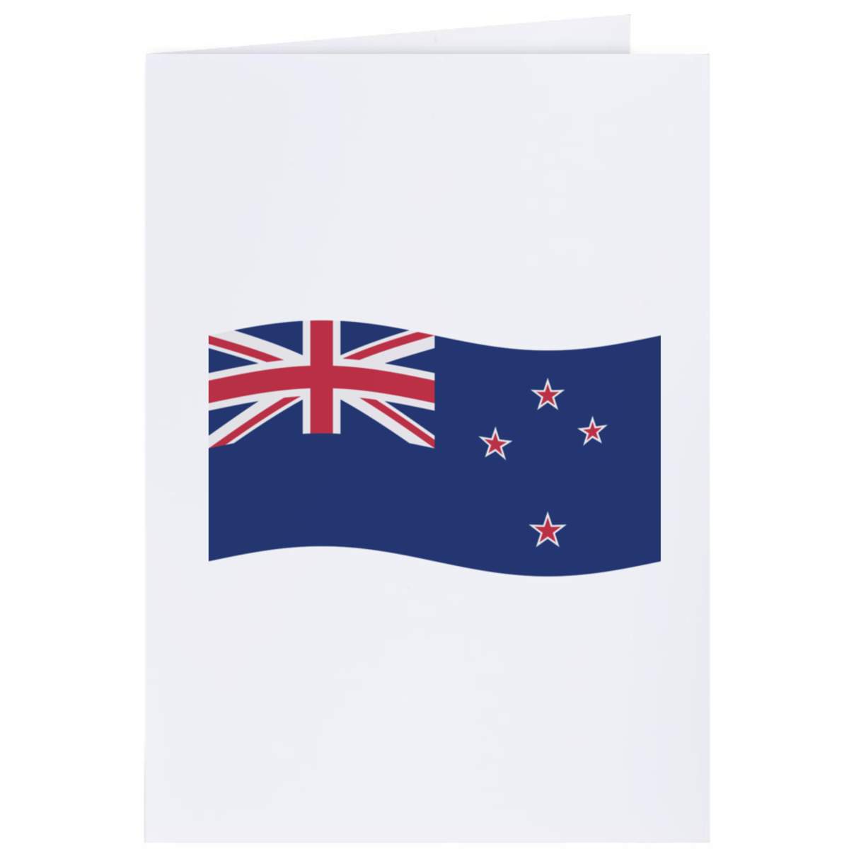 4 x 'Waving New Zealand Flag' Gift Tags / Labels (GI00088053)