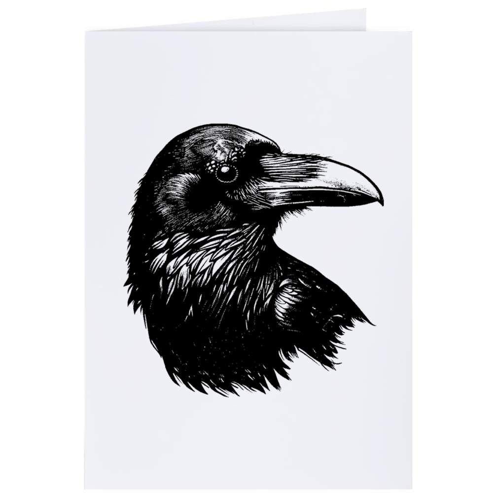 'Raven Head' Gift Wrap / Wrapping Paper / Gift Tags (GI047012) - Picture 13 of 16