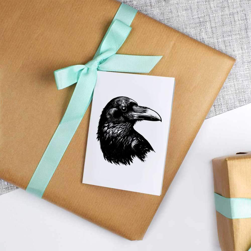 'Raven Head' Gift Wrap / Wrapping Paper / Gift Tags (GI047012) - Picture 14 of 16