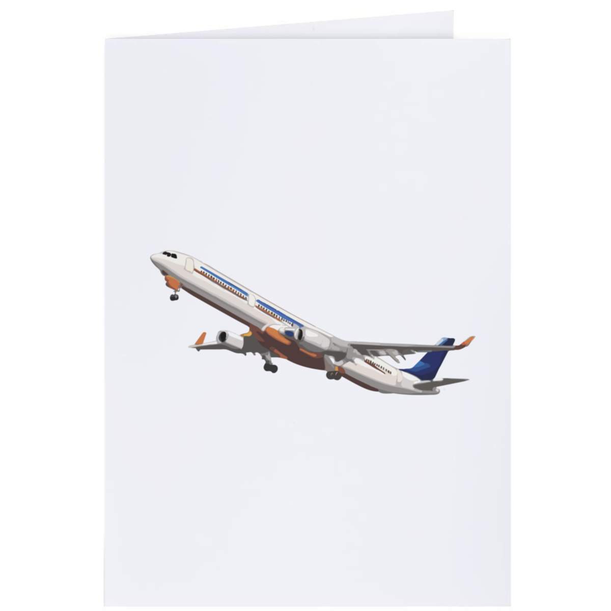 4 x 'Airplane Taking Off' Gift Tags / Labels (GI00095457)