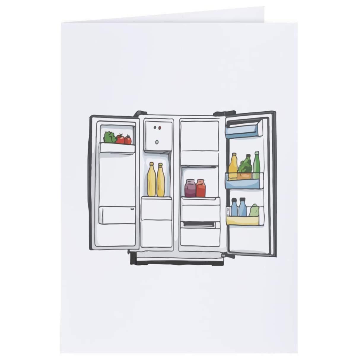 4 x 'Open Fridge' Gift Tags / Labels (GI00095520)