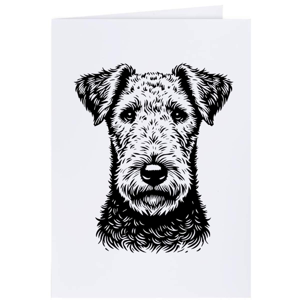 4 x 'Airedale Terrier' Gift Tags / Labels (GI00096756)