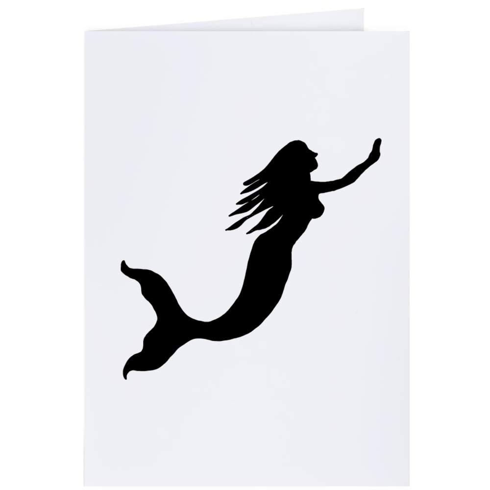 'Mermaid Silhouette' Gift Wrap / Wrapping Paper / Gift Tags (GI050913) - Picture 9 of 12