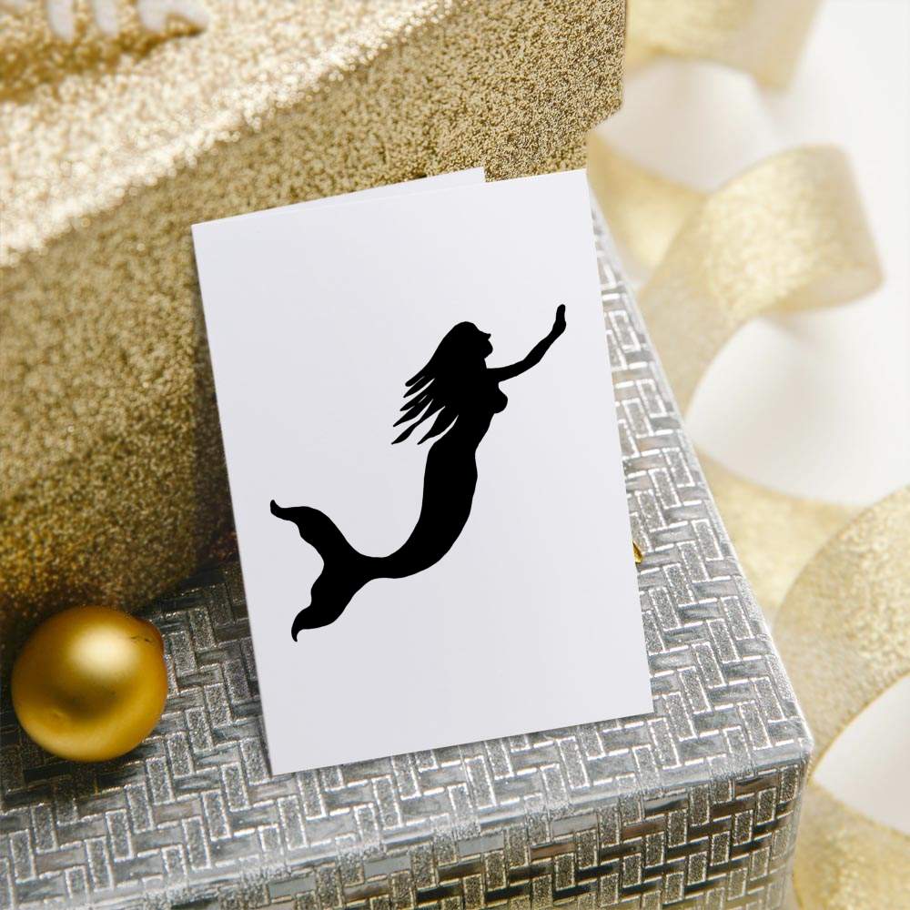 'Mermaid Silhouette' Gift Wrap / Wrapping Paper / Gift Tags (GI050913) - Picture 11 of 12