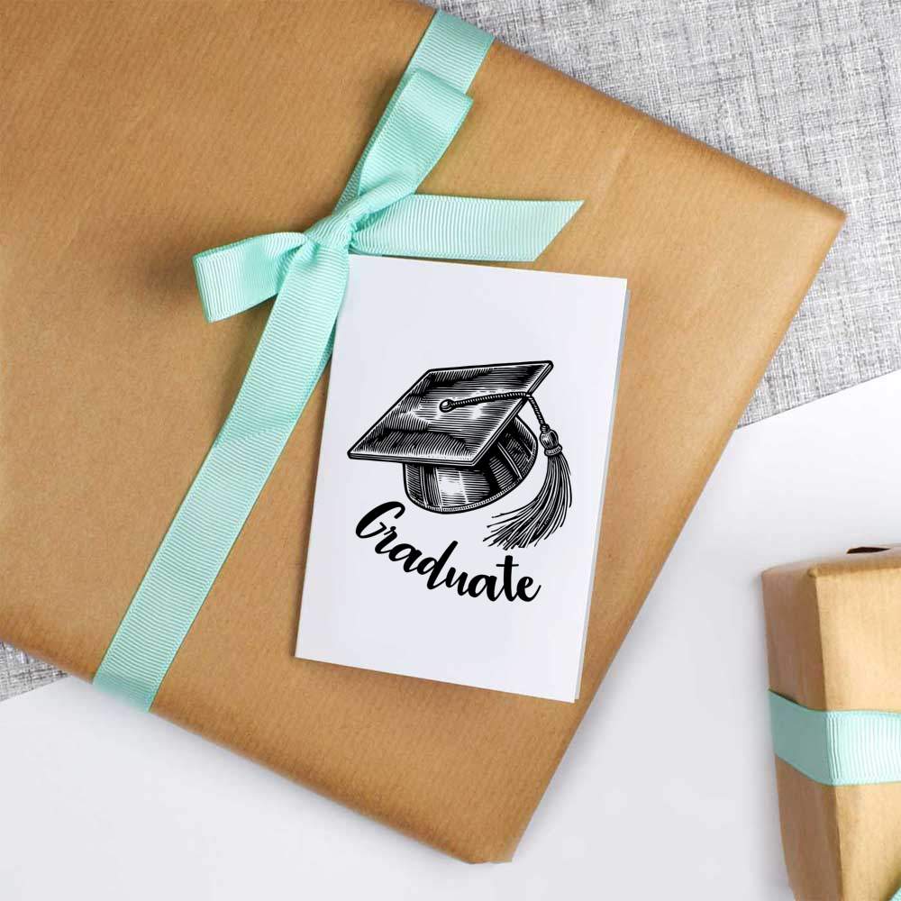 'University Graduate Mortar Board' Gift Wrap / Gift Tags (GI051921) - Picture 10 of 12