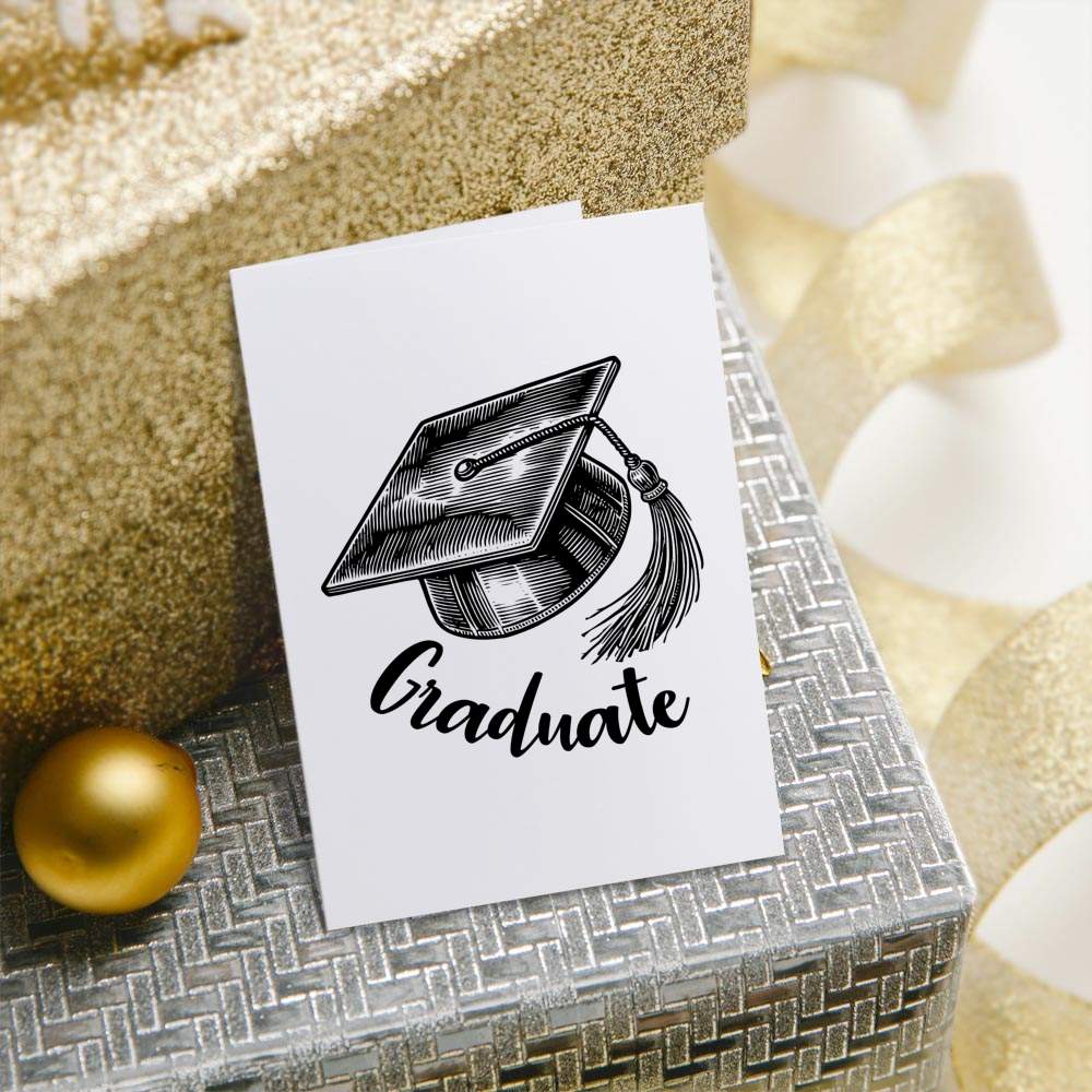 'University Graduate Mortar Board' Gift Wrap / Gift Tags (GI051921) - Picture 11 of 12