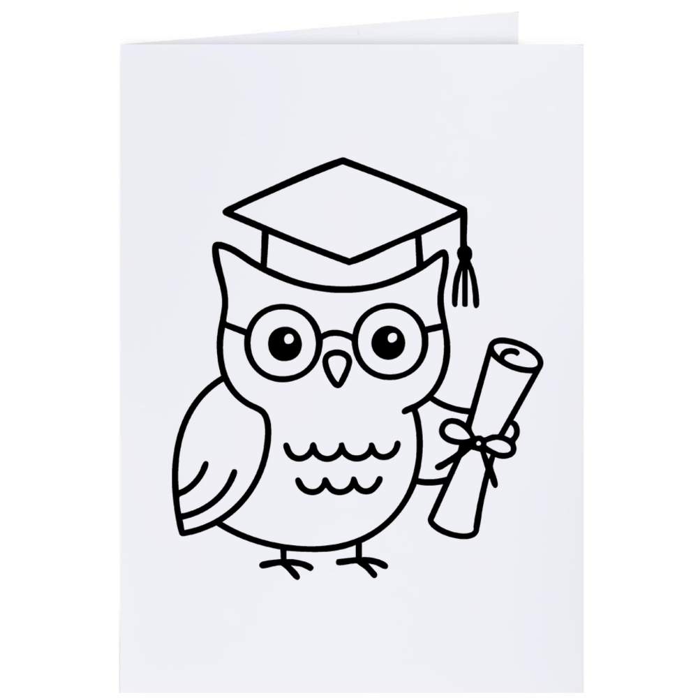 'Graduation Owl' Gift Wrap / Wrapping Paper / Gift Tags (GI054343) - Picture 9 of 12