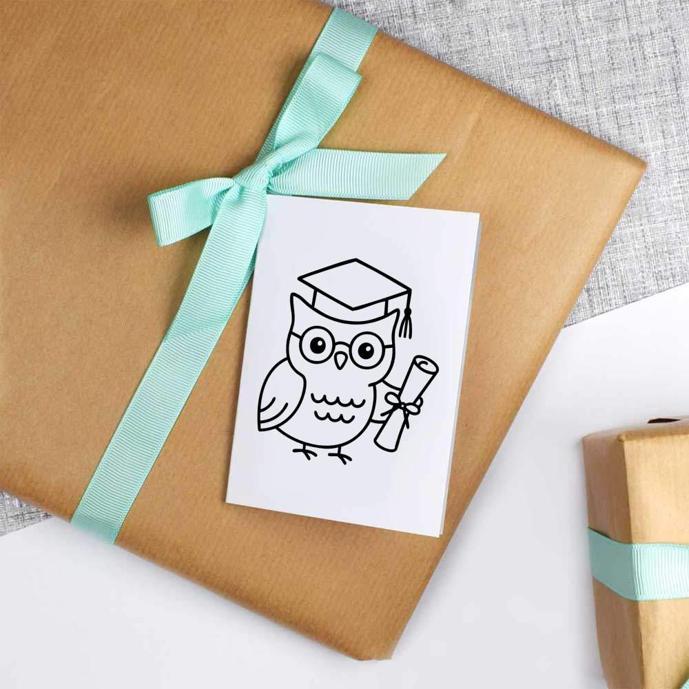 'Graduation Owl' Gift Wrap / Wrapping Paper / Gift Tags (GI054343) - Picture 10 of 12