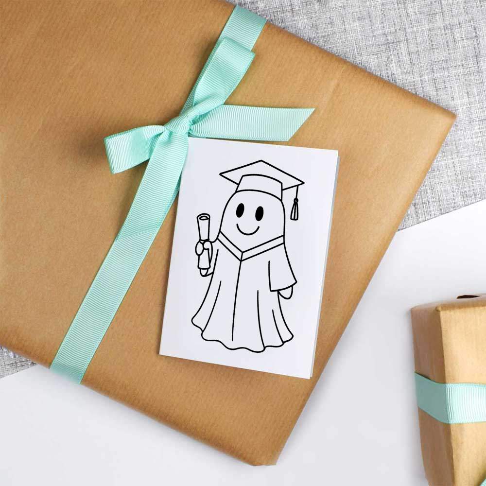 'Graduation Ghost' Gift Wrap / Wrapping Paper / Gift Tags (GI055047) - Picture 10 of 12