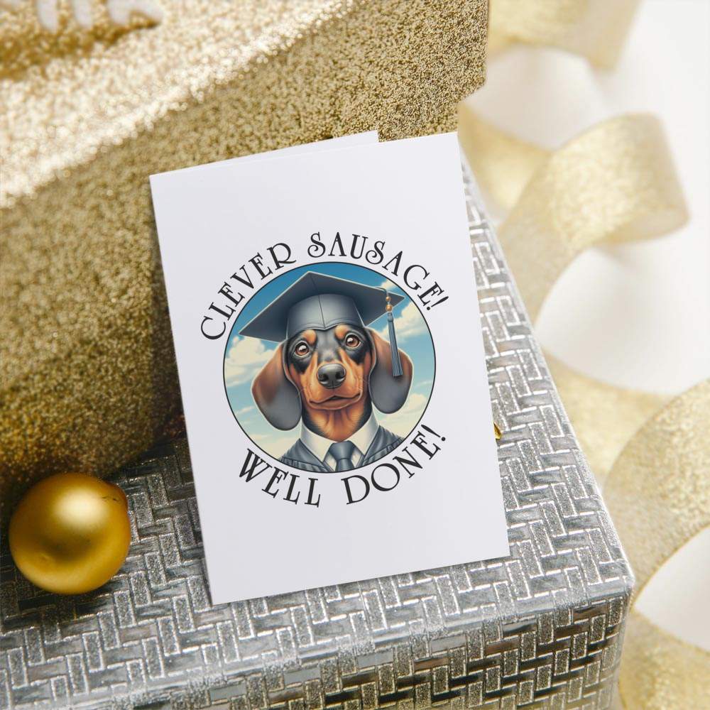 'Dachshund Graduation' Gift Wrap / Wrapping Paper / Gift Tags (GI055937) - Picture 11 of 12