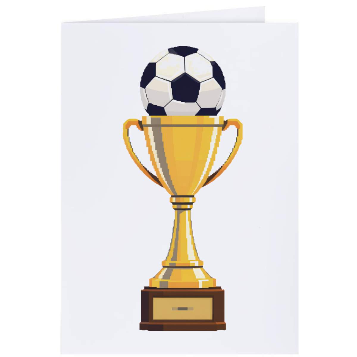 4 x 'Football Trophy' Gift Tags / Labels (GI00133513)