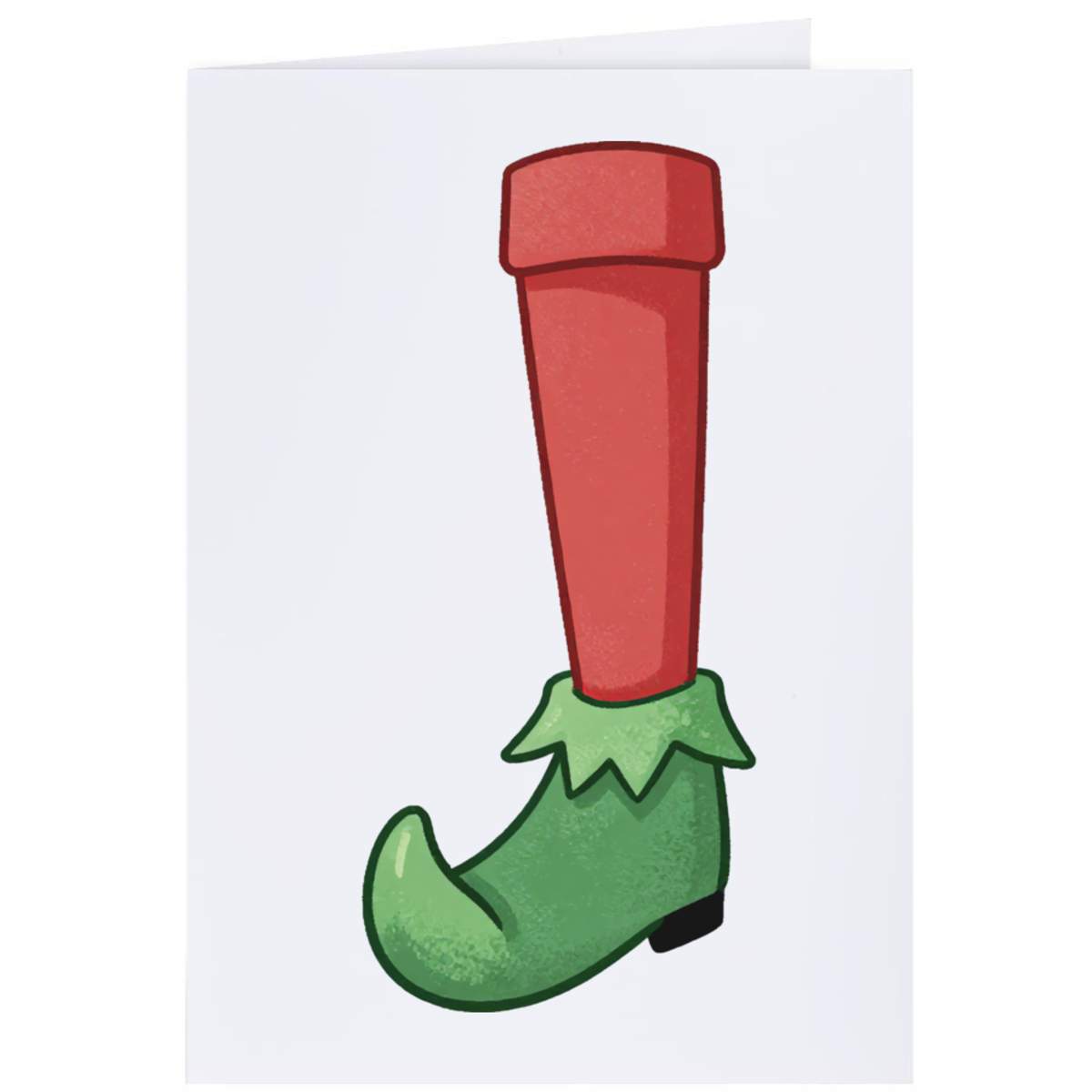 4 x 'Elf Shoe' Gift Tags / Labels (GI00135049)