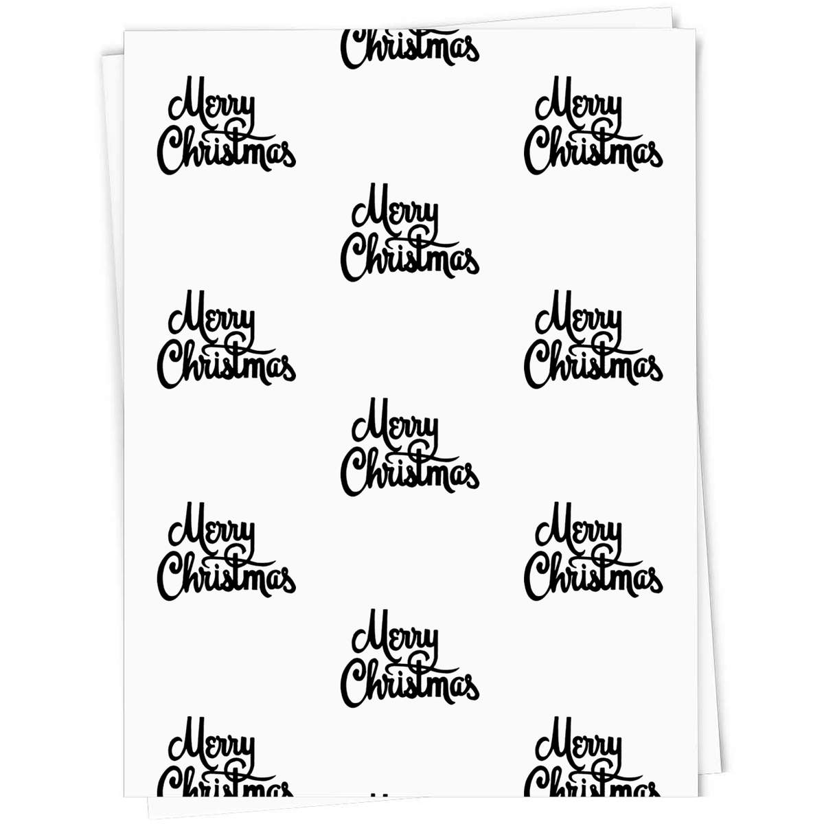 'Merry Christmas' Gift Wrap / Wrapping Paper / Gift Tags (GI001288)