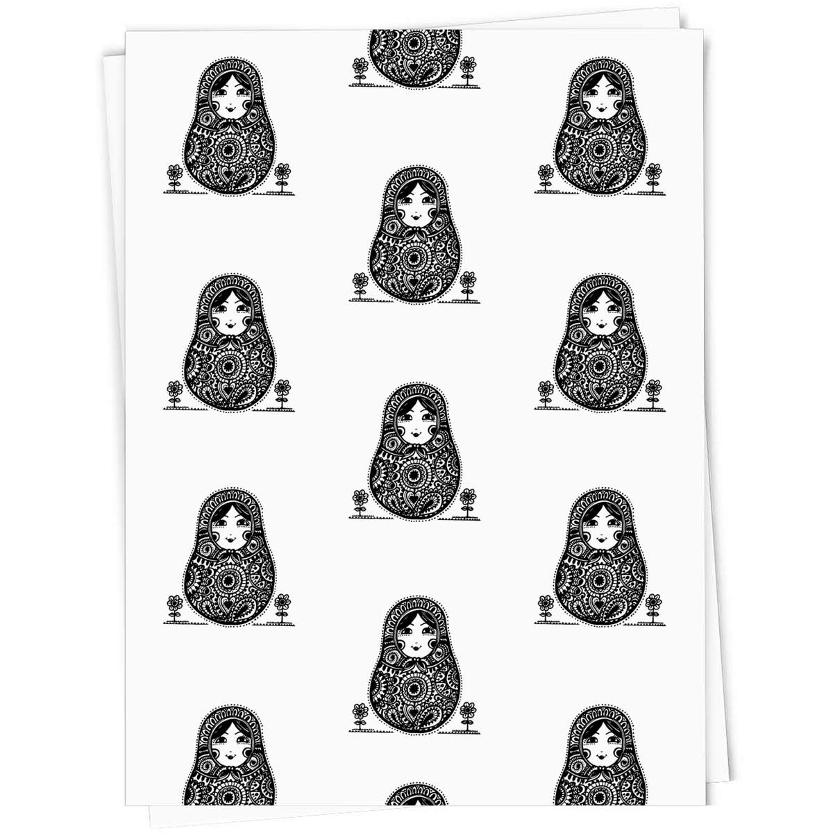 A1 'Russian Matryoshka Doll' Gift Wrap / Wrapping Paper Sheet (GI00007971)