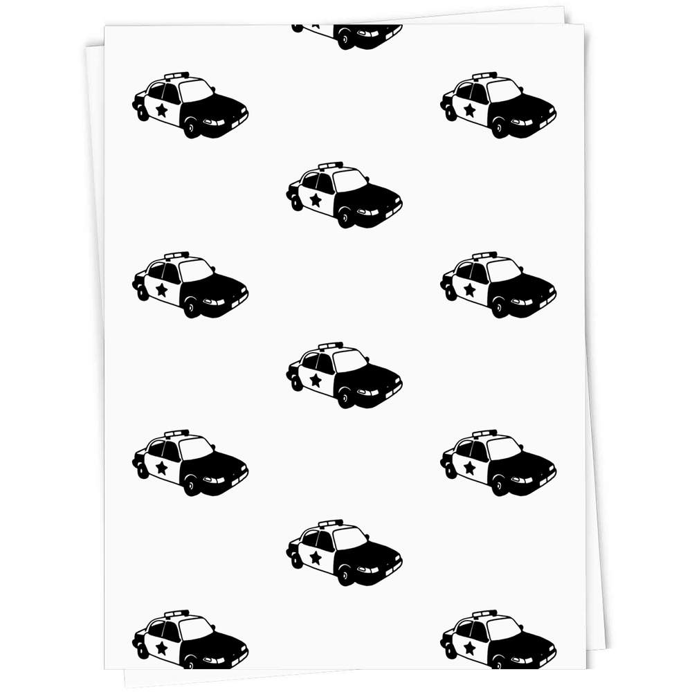 GI018362 'Police Car' Gift Wrap Wrapping Paper 