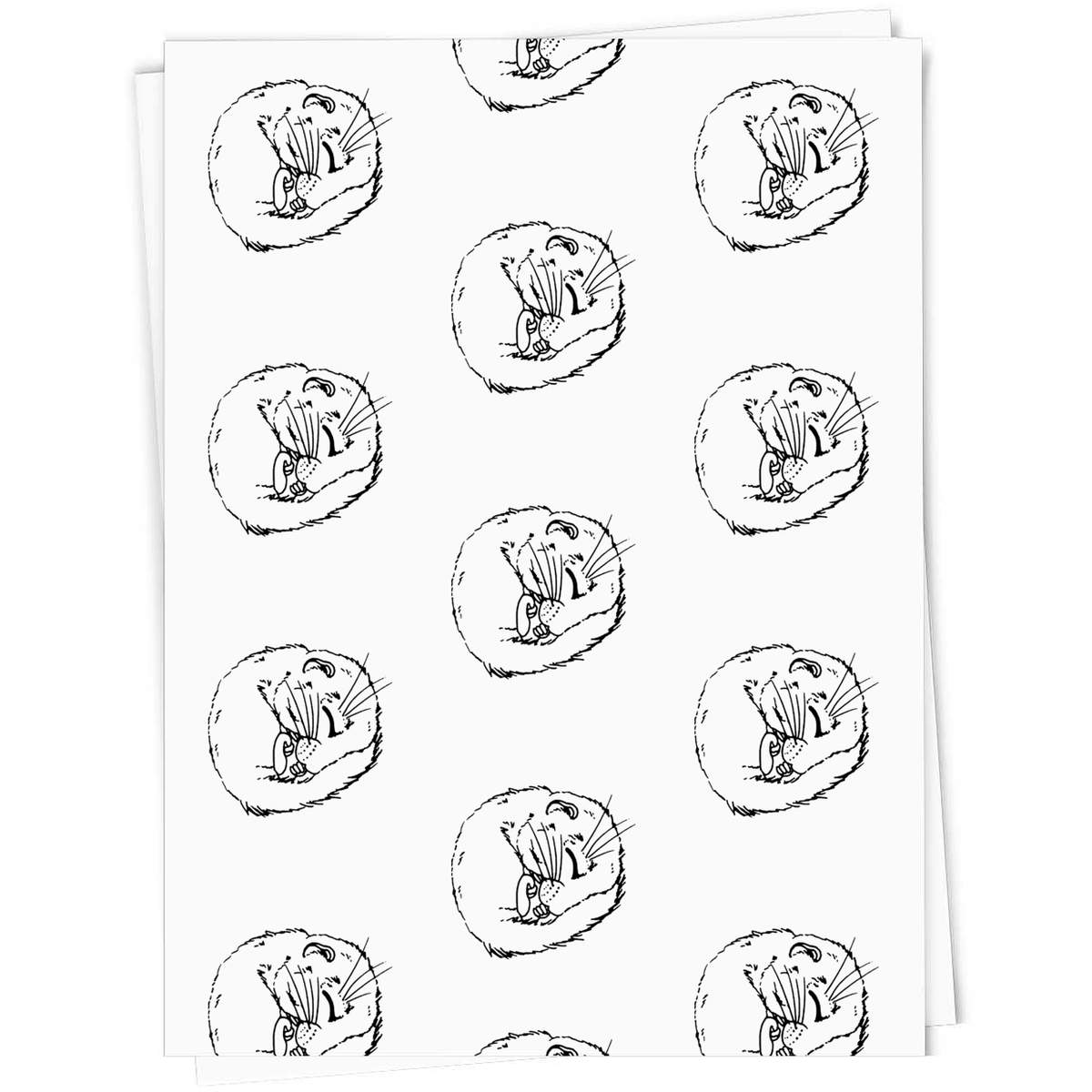 'Sleeping Dormouse' Gift Wrap / Wrapping Paper / Gift Tags (GI020240)